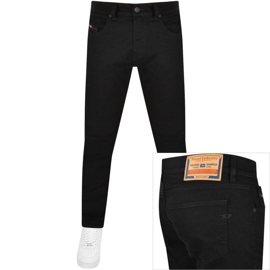 Diesel D Strukt Slim Fit Jeans Black | Mainline Menswear Diesel D Strukt Slim Fit Jeans Black | Mainline Menswear